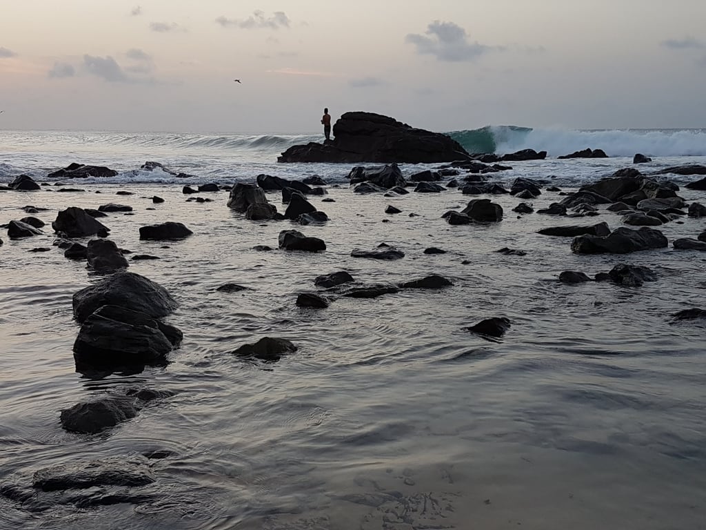 Praia da Conceição with Morro do Pico behind it